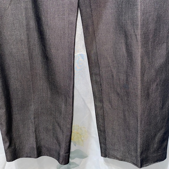 ANN TAYLOR ANKLE GREY SILK/COTTON PANTS SZ 4 - Picture 6 of 12
